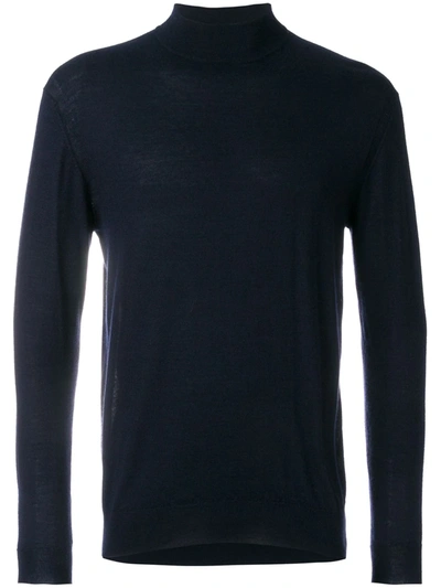 N•peal Turtle Neck Jumper In Blue