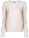 N•peal Cable-knit Organic Cashmere Jumper In Neutrals