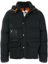 Junya Watanabe Comme Des Garçons Man X North Face Logo Print Puffer Jacket