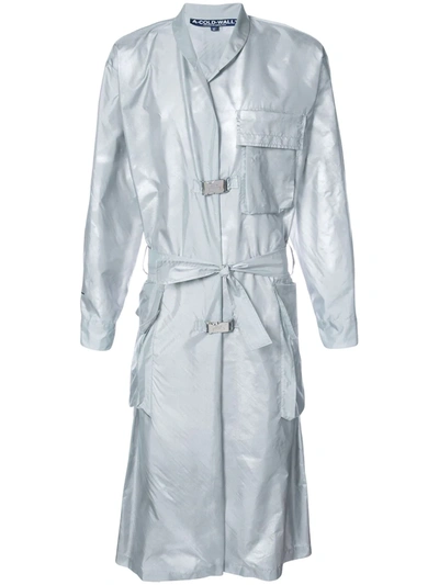 A-cold-wall* Modern Trench Coat In Grey