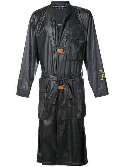 A-cold-wall* Modern Trench Coat In Black