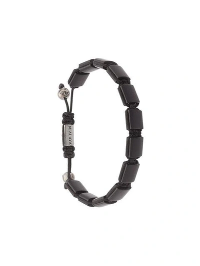 Nialaya Jewelry Beaded Bracelet - Black