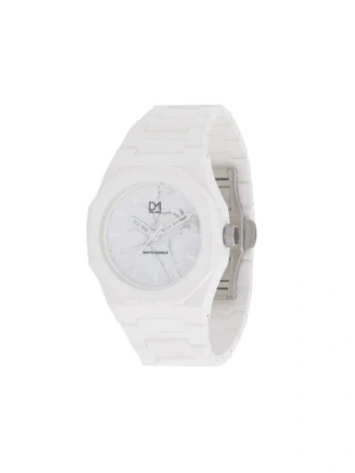 D1 Milano Marble Watch In White