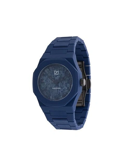 D1 Milano Marble Watch In Blue