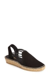 Toni Pons 'nuria' Suede Sandal In Black