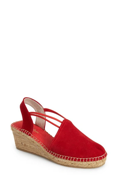 Toni Pons 'tremp' Slingback Espadrille Sandal In Red