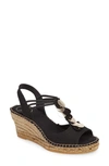 Toni Pons Sitges Espadrille Sandal In Black Fabric