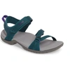 Teva 'verra' Sandal In Deep Teal Fabric