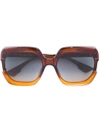Dior Gaia Sunglasses In Brown