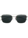 Thom Browne Tb120 Pilot-frame Sunglasses In Black