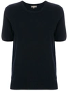 N•peal Cashmere Round-neck T-shirt In Blue