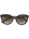 Fendi Round-frame Sunglasses In Black