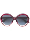 Dior Bianca Sunglasses In Red