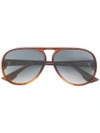 Dior Lia Sunglasses In Brown