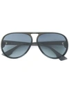 Dior Eyewear Aviator Sunglasses - Black