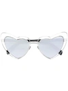 Saint Laurent New Wave 181 Loulou Sunglasses In Metallic