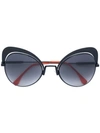 Fendi Eyeshine Sunglasses In Black