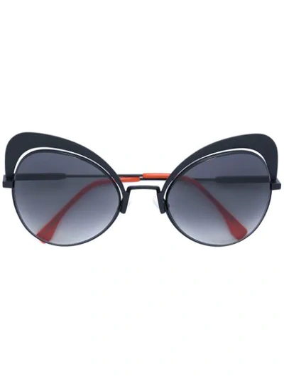 Fendi Eyeshine Sunglasses In Black