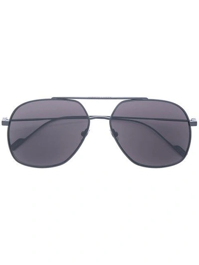 Saint Laurent Classic 11 Aviator Sunglasses In Black