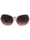 Chloé Oversized Square Shaped Sunglasses