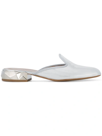 Darmaki Ren Backless Metallic Loafers