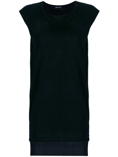 Andrea Ya'aqov Long Layered Tank Top - Black