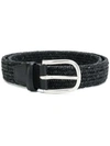 Orciani Melange Belt In Anthracite