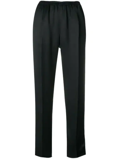 Forte Forte Cropped Trousers In Black