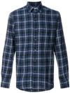 Aspesi Checked Shirt - Blue