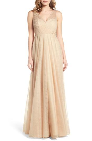 jenny yoo elizabeth chiffon gown