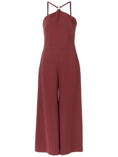 Andrea Marques Wide Leg Jumpsuit - Red