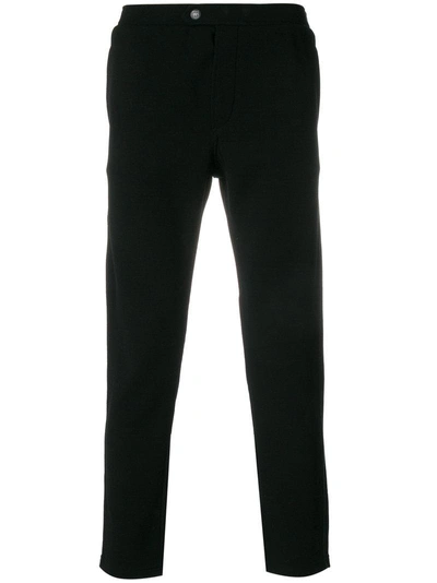 Jo No Fui Logo Patch Trousers In Black