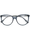 Chloé Round Frame Eyeglasses In Blue