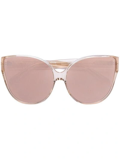 Linda Farrow Gallery Oversized Cat Eye Sunglasses