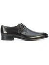 To Boot New York Emmett Leather Monk Strap Shoes In Black