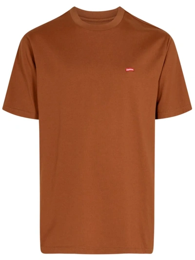 Supreme Small Box Logo T shirt In Brown ModeSens