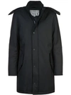 Aztech Mountain Mountain Parka Coat In Black