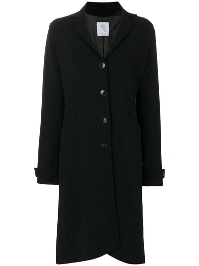 Boule De Neige Single Breasted Coat In Black
