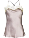 Gilda & Pearl Gina Camisole Vest In Pink