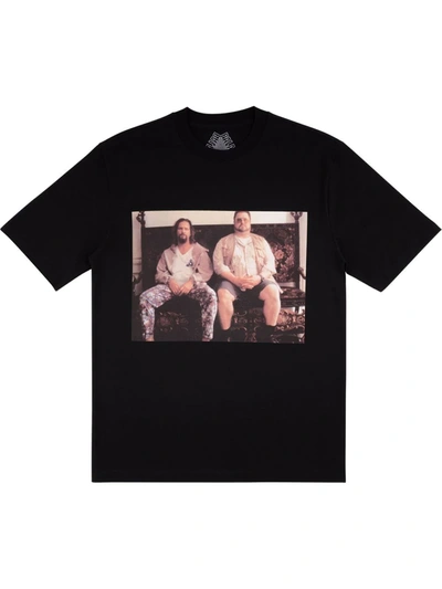 Palace Dude Print T-shirt In Black