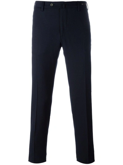 Pt01 Skinny Fit Trousers In Blue