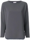 Alberto Biani Dropped Shoulder Sweatshirt - Grey