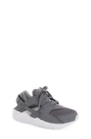 Nike Huarache Run Big Kids' Shoes In Cool Grey,wolf Grey,white,cool Grey