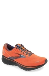 Brooks Ghost 14 Running Shoe In Cherry/ Vermillion/ Black