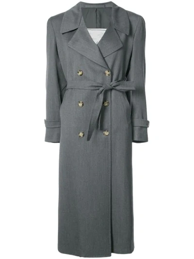 Giuliva Heritage Collection Grey Women's Christie Wool Trench