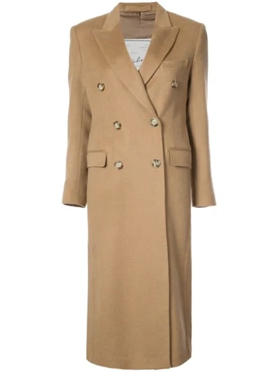 Giuliva Heritage Collection Cindy Double Breasted Trench Neutral In Neutrals