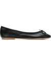 Sarah Chofakian Leather Ballerinas In Black