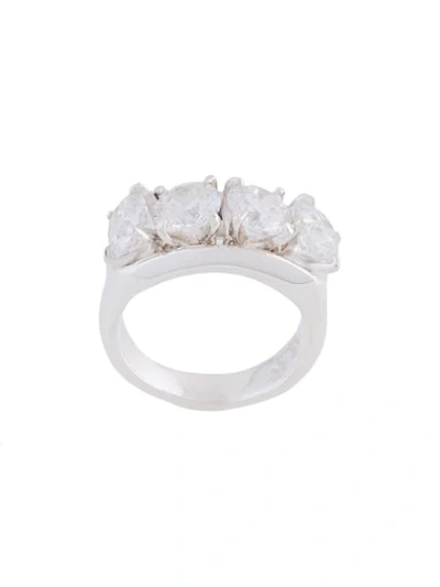 E.m. Oversized Ring In Metallic