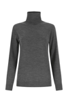 Prada Superfine Wool Turtleneck Sweater In F0480 Ardesia