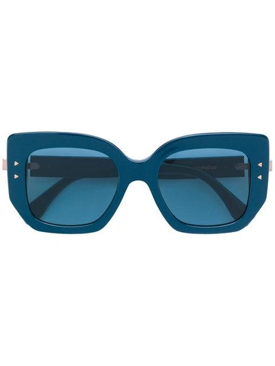 Fendi Peekaboo Blue Oversized Sunglasses